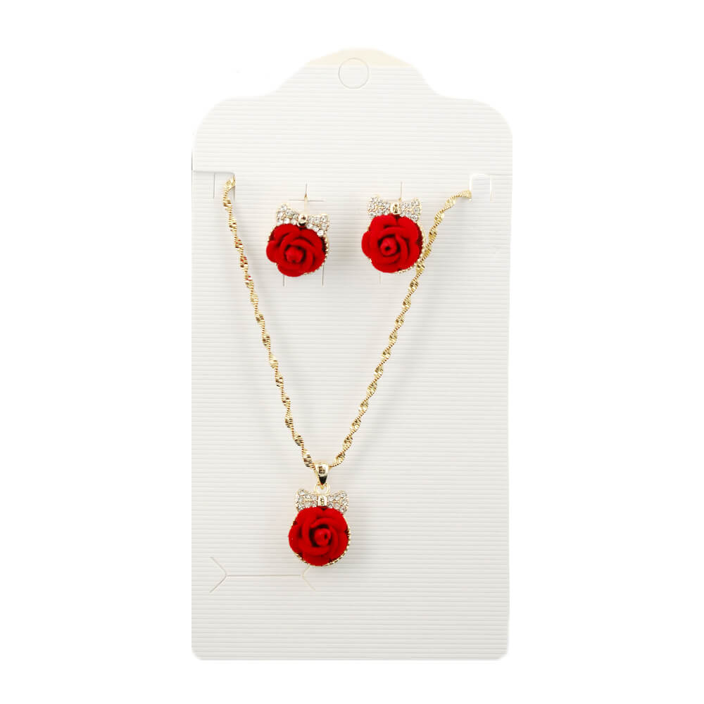 Rose Necklace Set S 1187