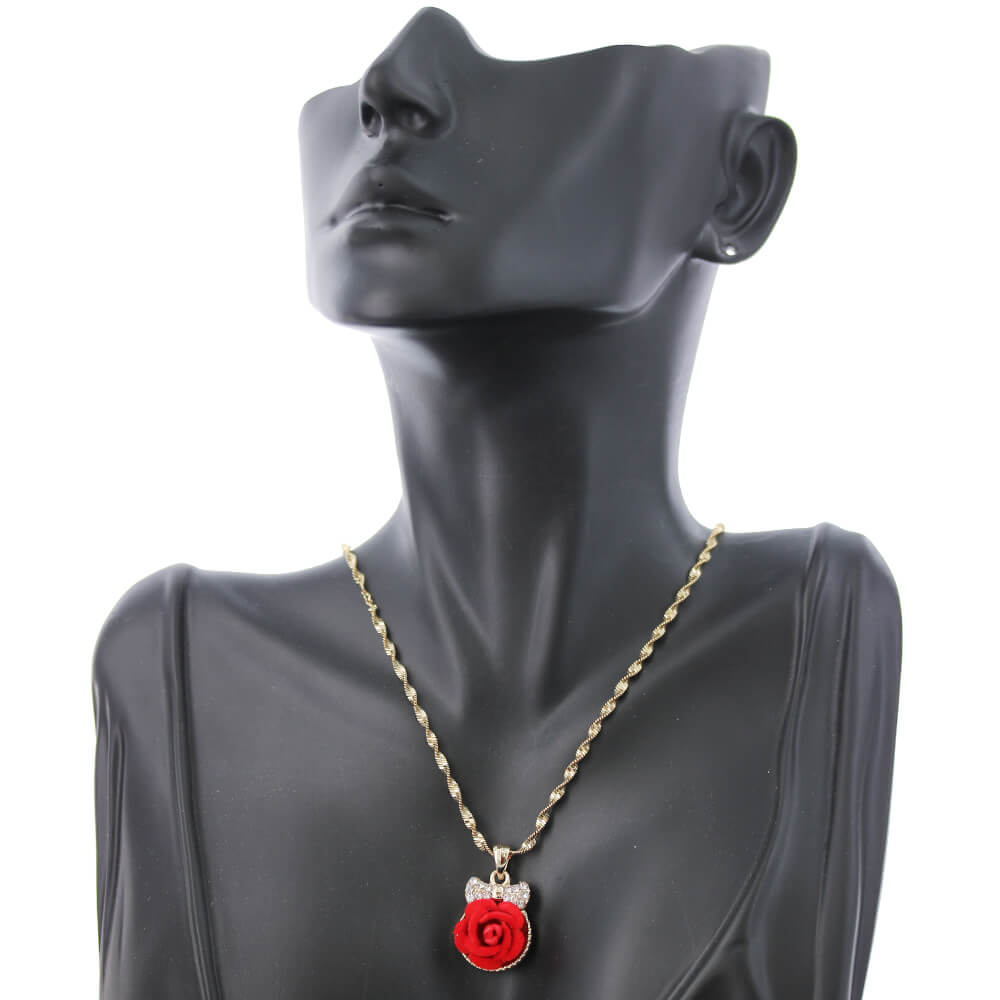 Rose Necklace Set S 1187