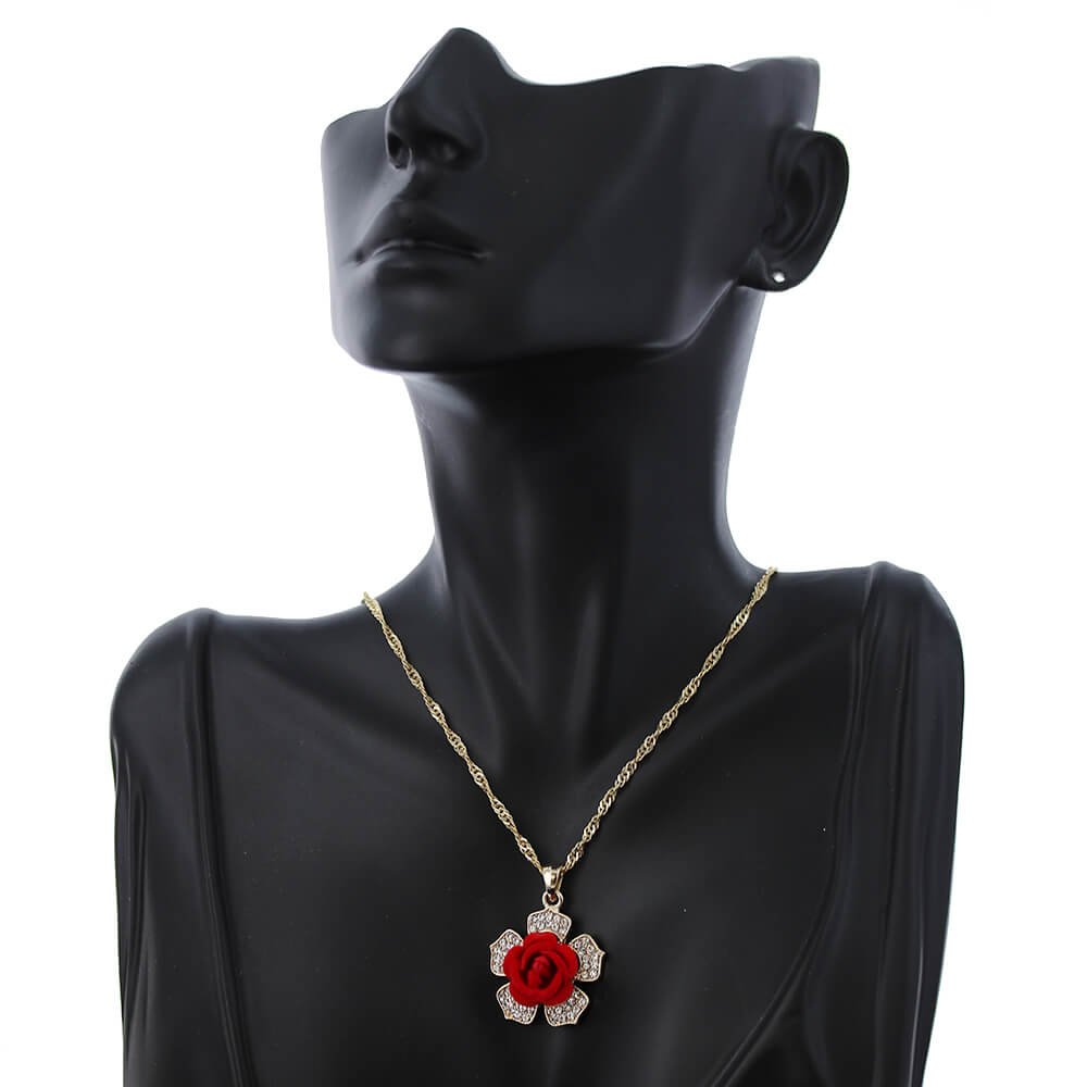 Rose Necklace Set S 1188