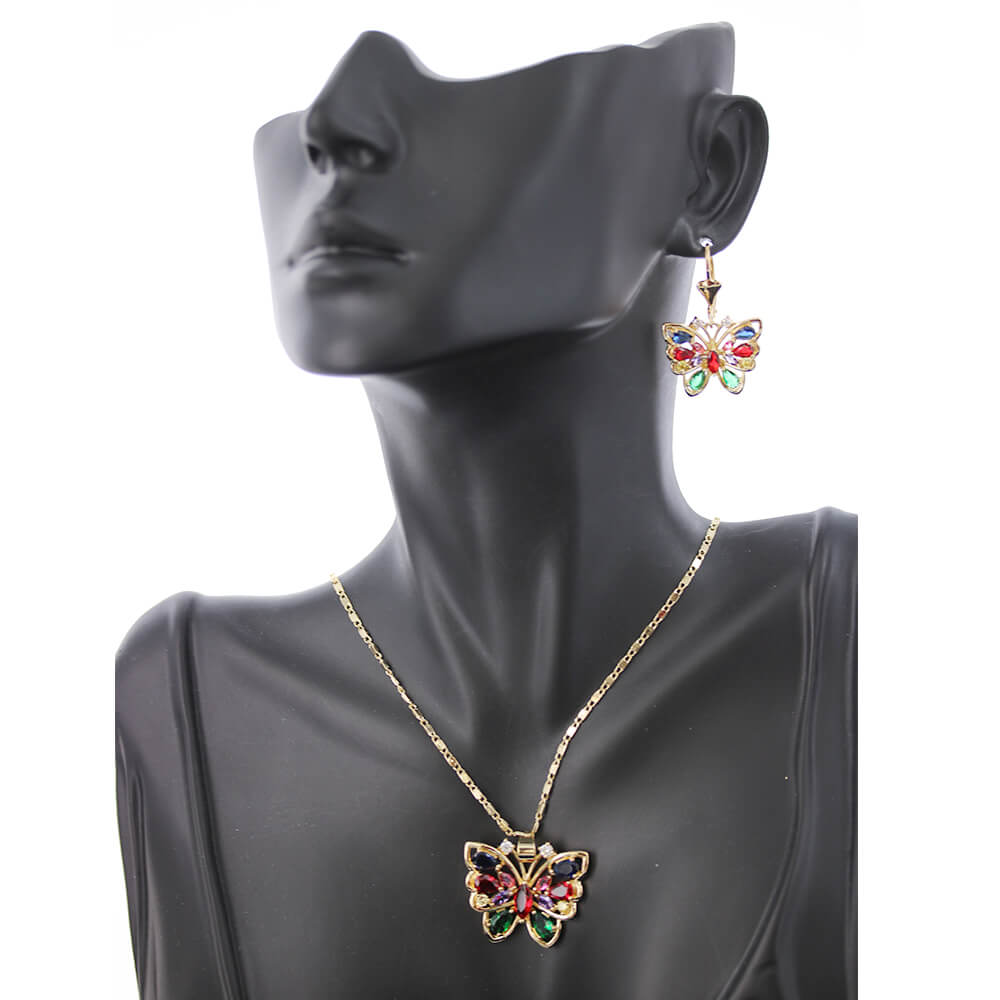 Butterfly Necklace Set S 1190 M