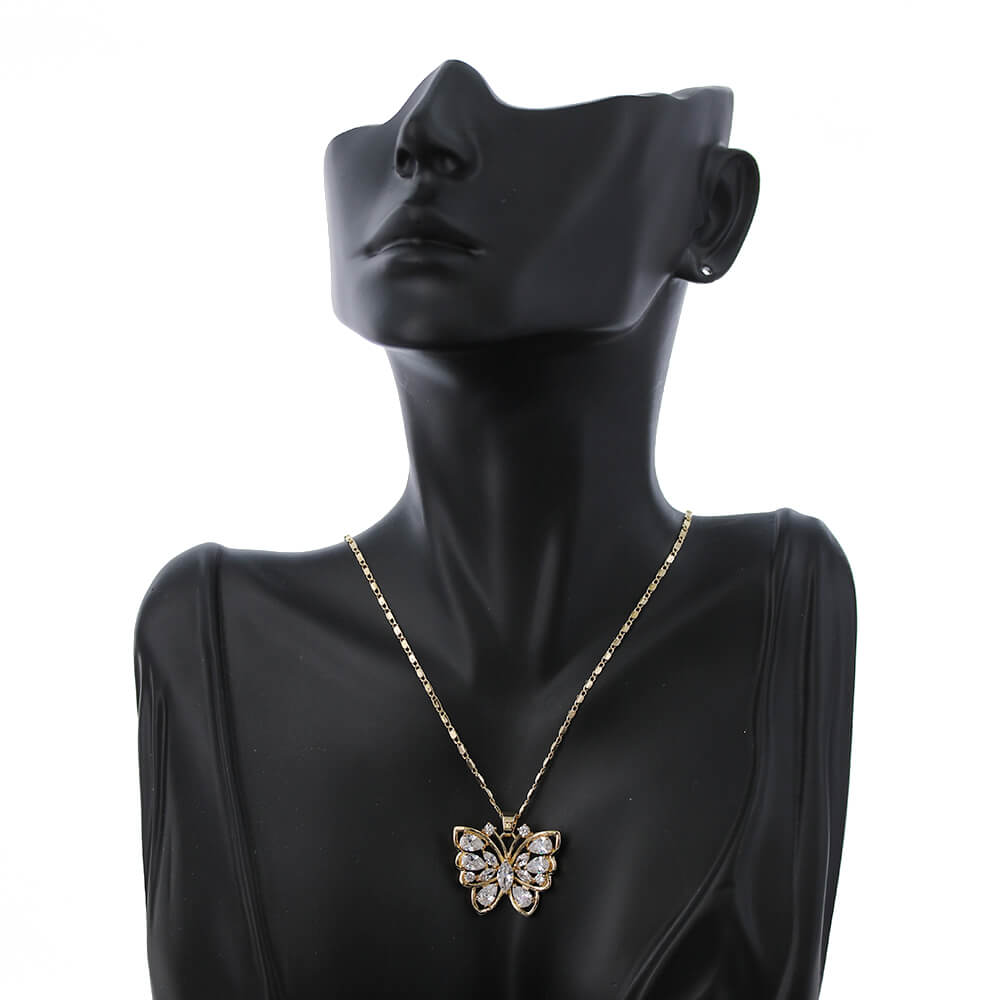 Butterfly Necklace Set S 1190 W