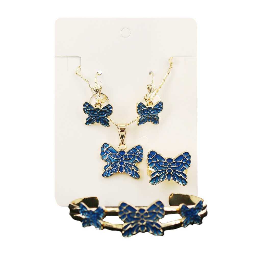 Conjunto Collar Mariposa S 1191 BL