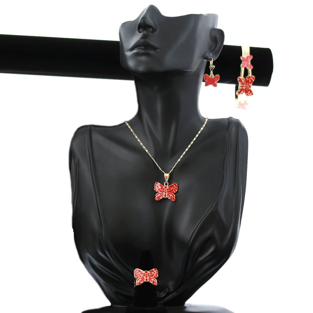 Butterfly Necklace Set S 1191 R