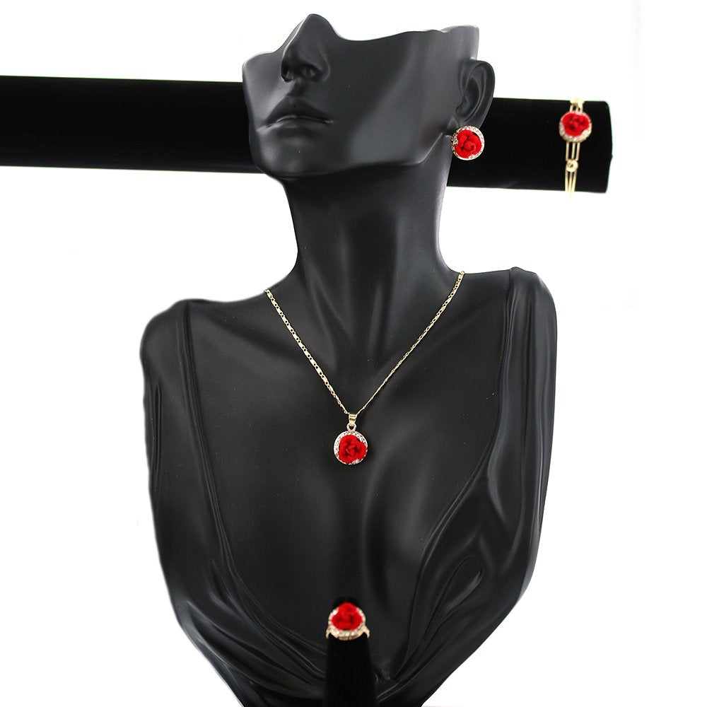 Kids Rose Necklace Set S 1193