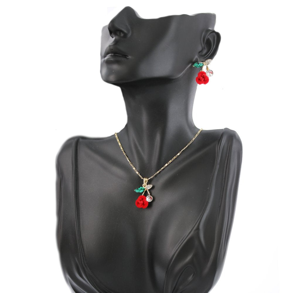 Kids Rose Necklace Set S 1195