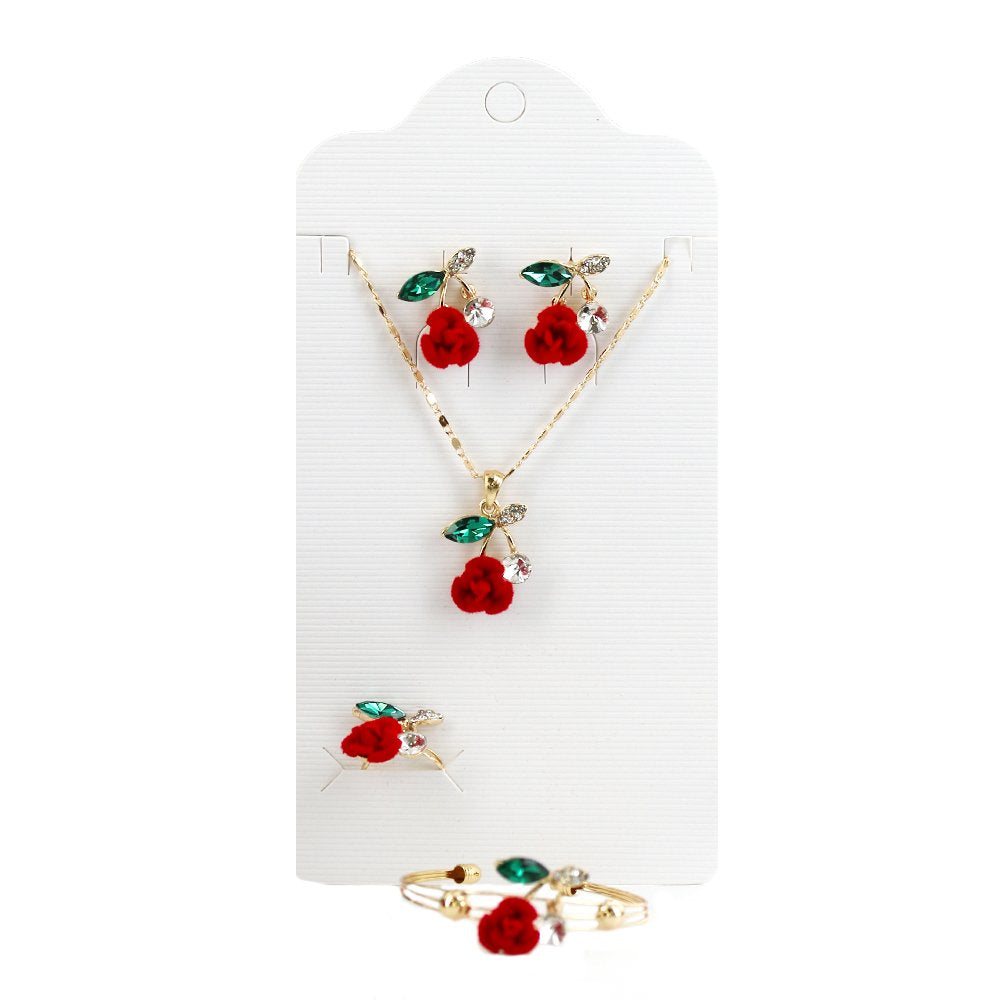 Kids Rose Necklace Set S 1195