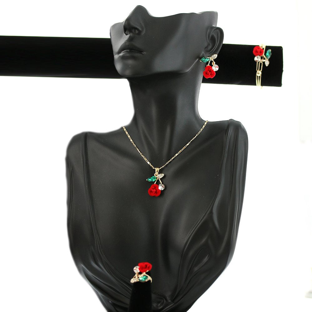 Kids Rose Necklace Set S 1195