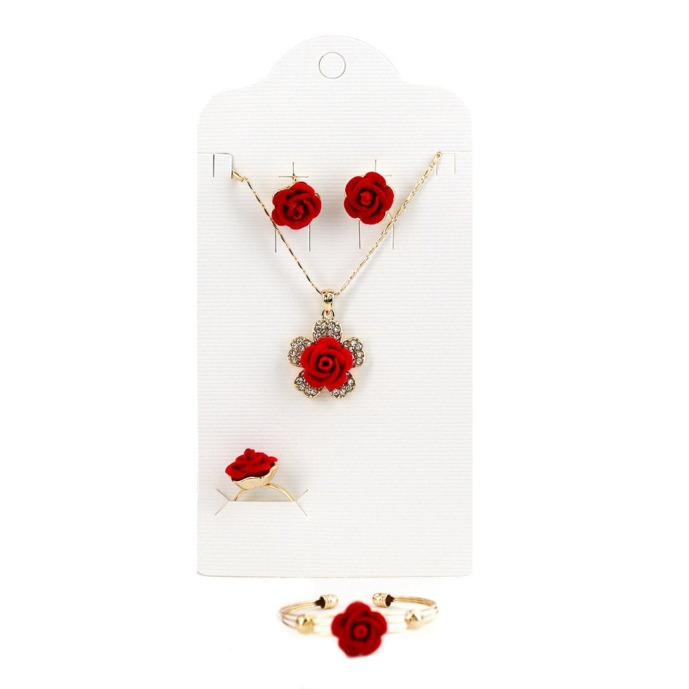 Kids Rose Necklace Set S 1197