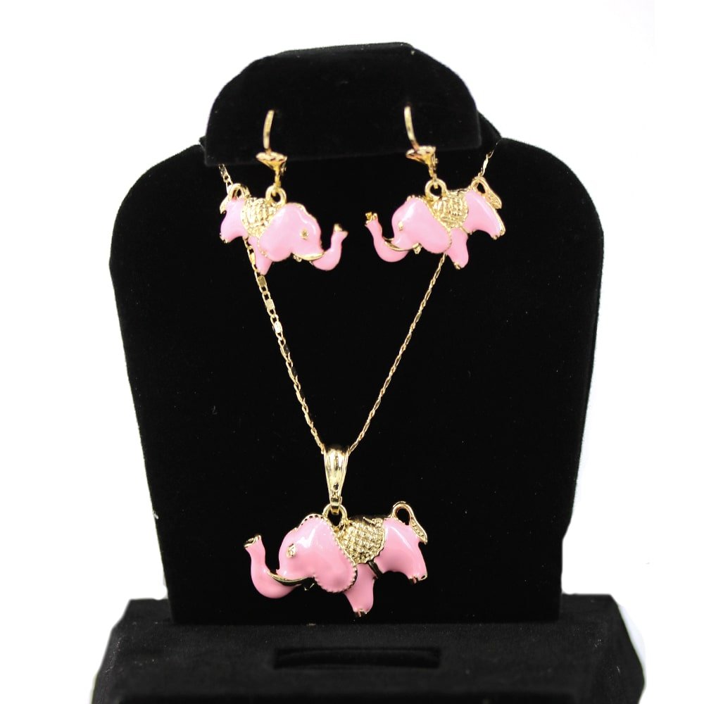 Elephant Necklace Set S 1205 P