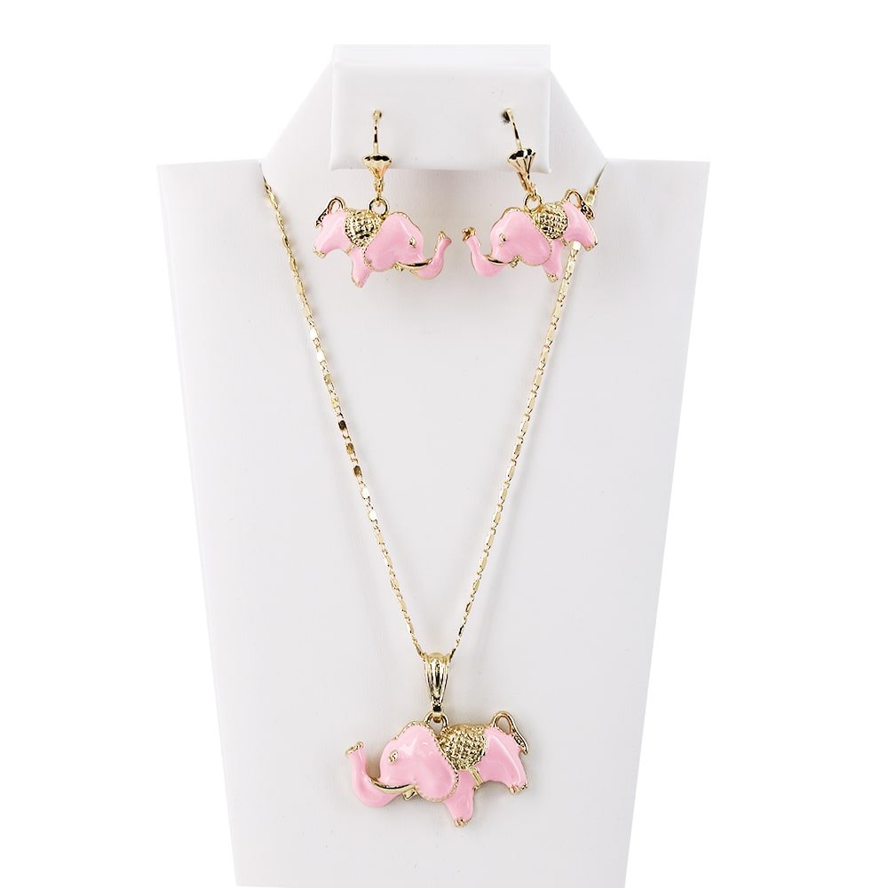 Elephant Necklace Set S 1205 P