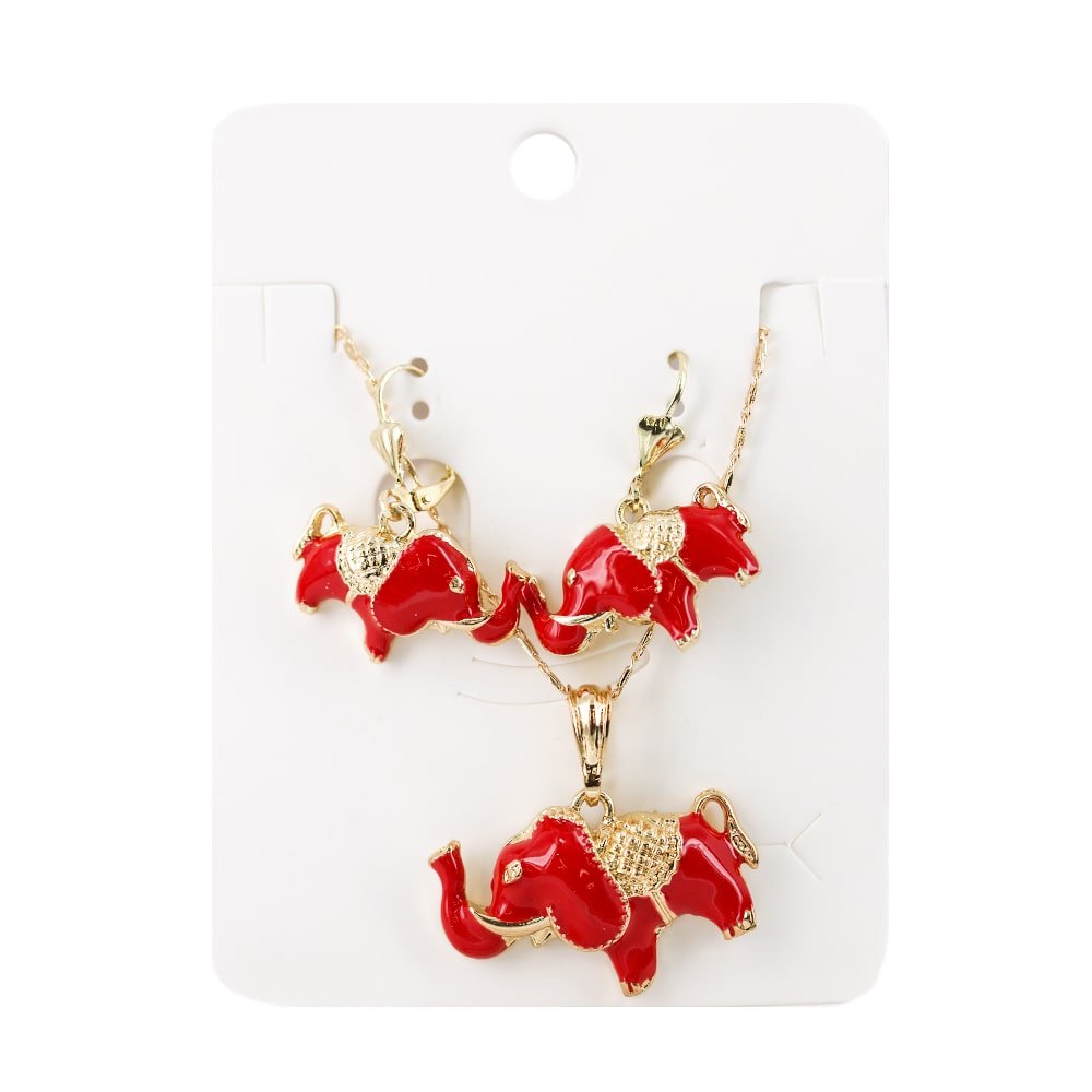 Elephant Necklace Set S 1205 R