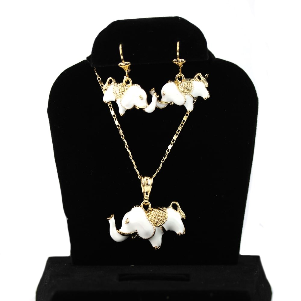 Elephant Necklace Set S 1205 W