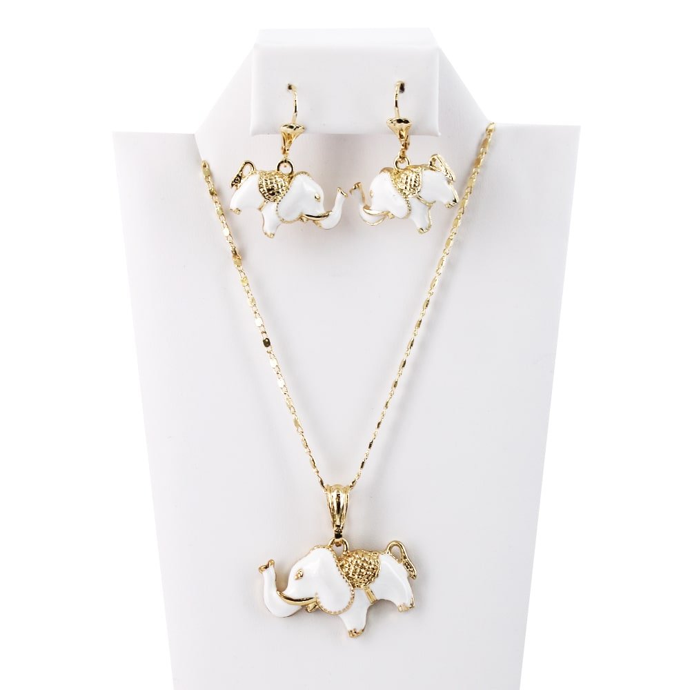 Elephant Necklace Set S 1205 W