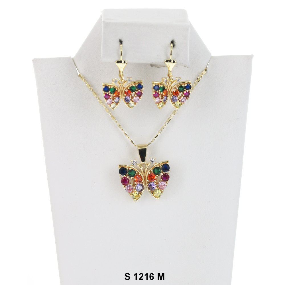 Butterfly Necklace Set S 1216 M