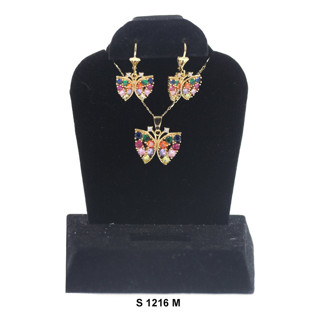 Butterfly Necklace Set S 1216 M