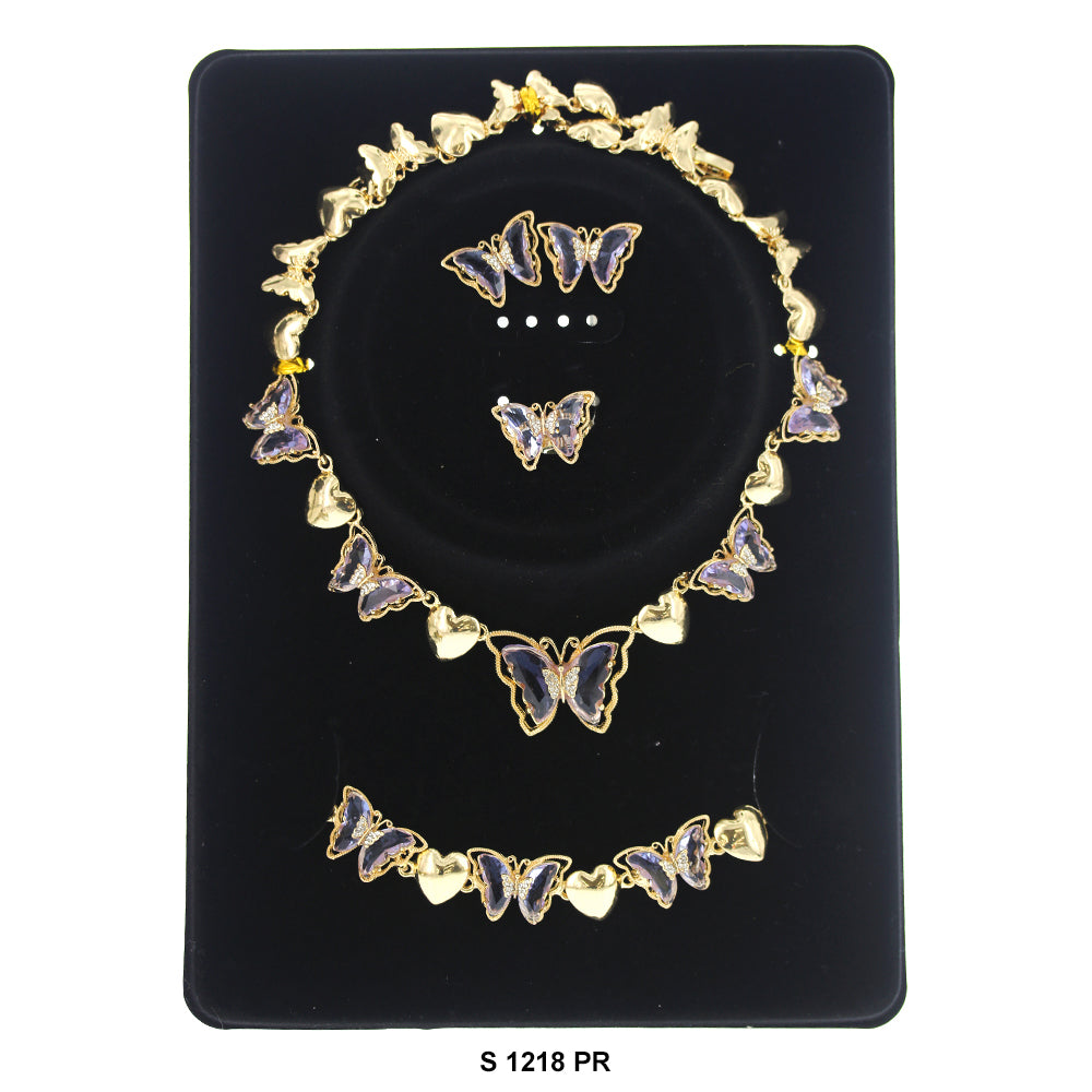 Conjunto Collar Mariposa S 1218 PR