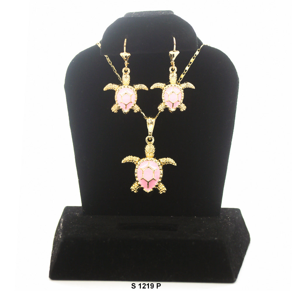 Turtle Necklace Set S 1219 P