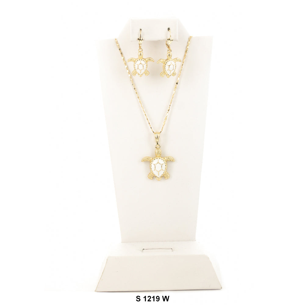 Turtle Necklace Set S 1219 W