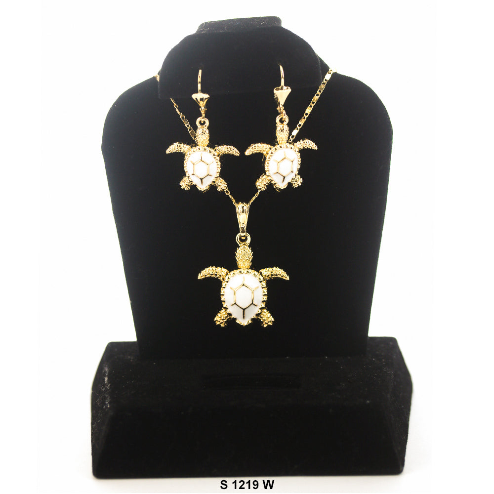 Turtle Necklace Set S 1219 W