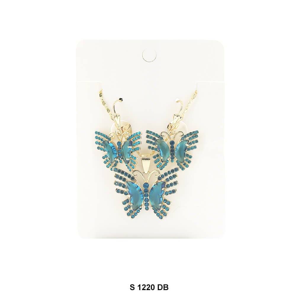 Butterfly Necklace Set S 1220 DB