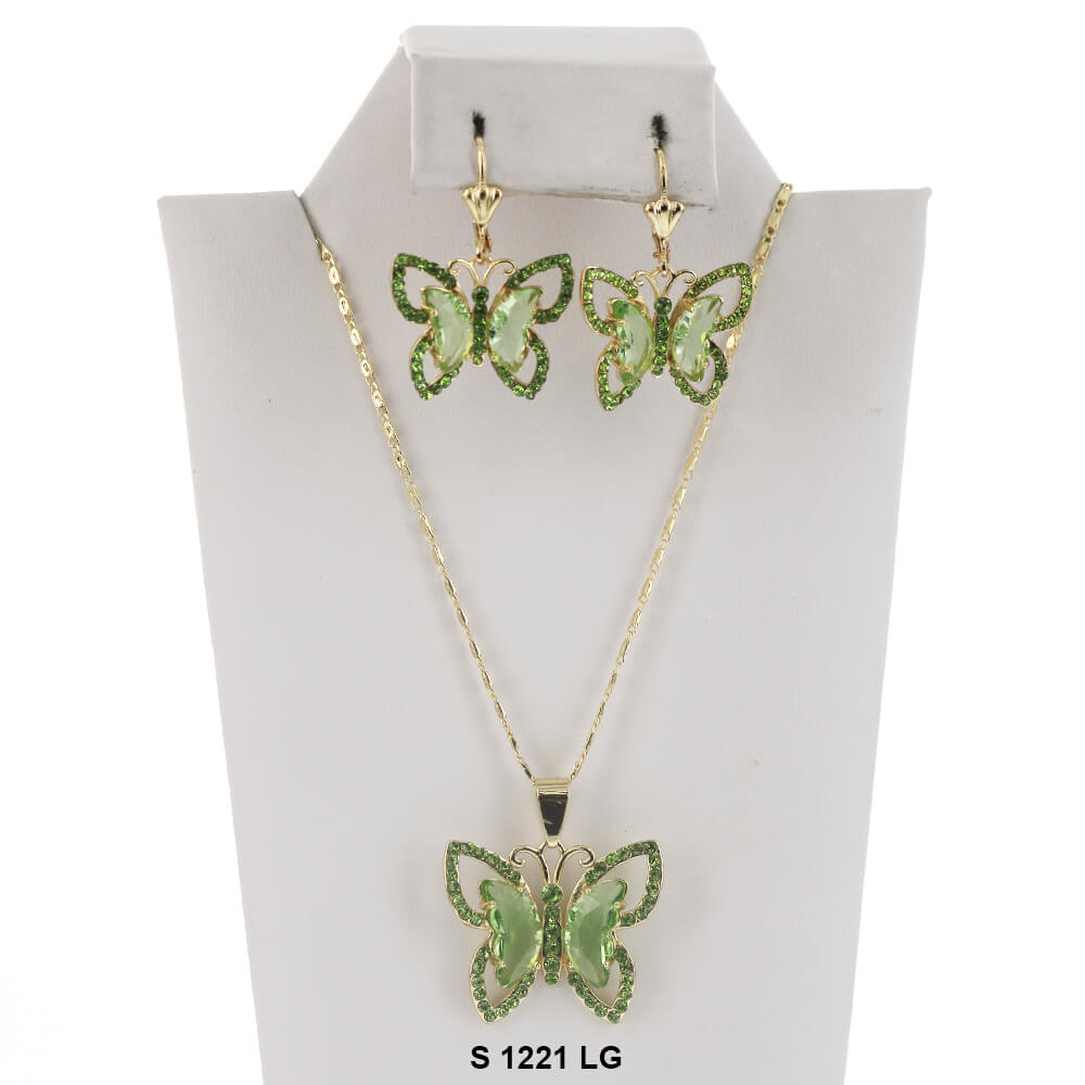 Butterfly Necklace Set S 1221 LG