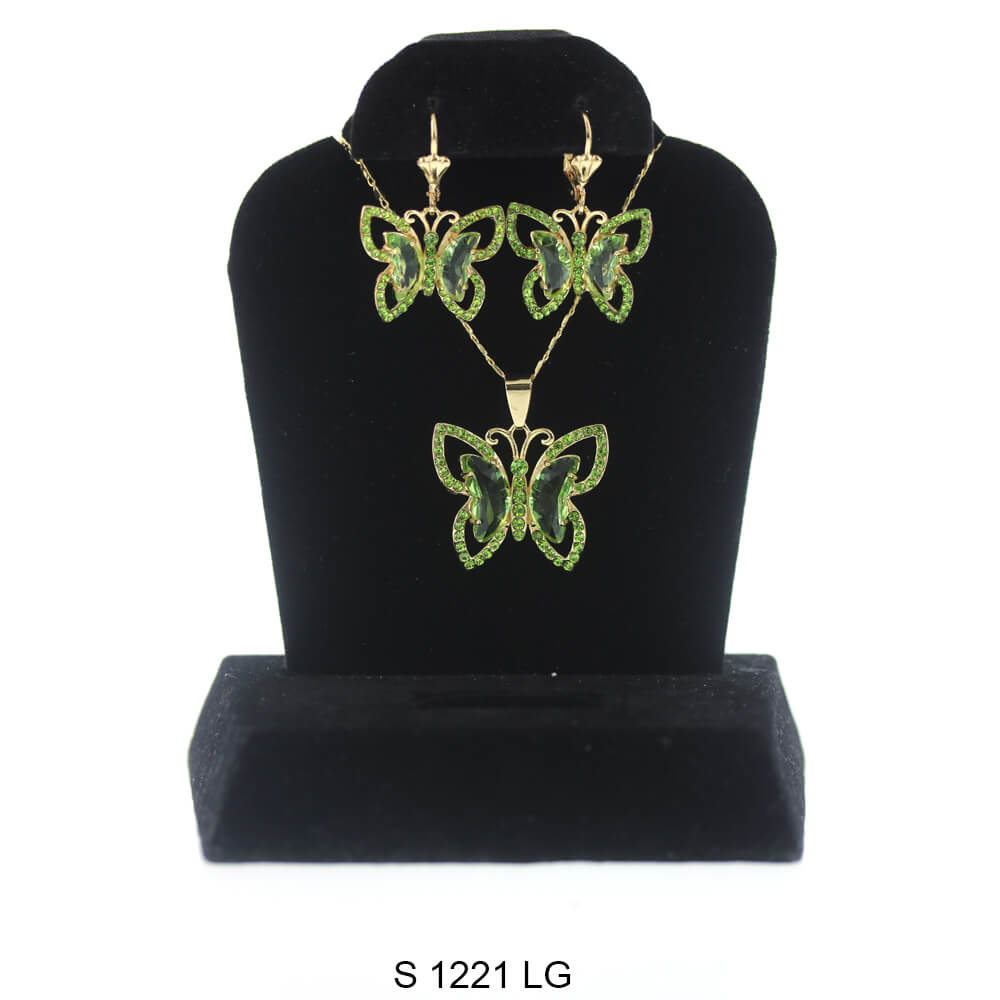 Butterfly Necklace Set S 1221 LG