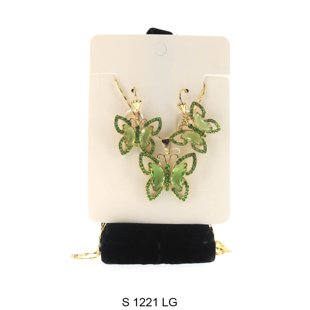 Butterfly Necklace Set S 1221 LG