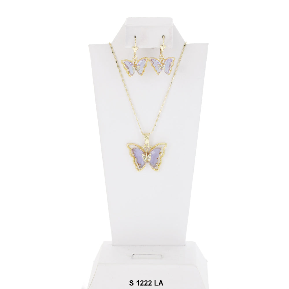 Butterfly Necklace Set S 1222 LA