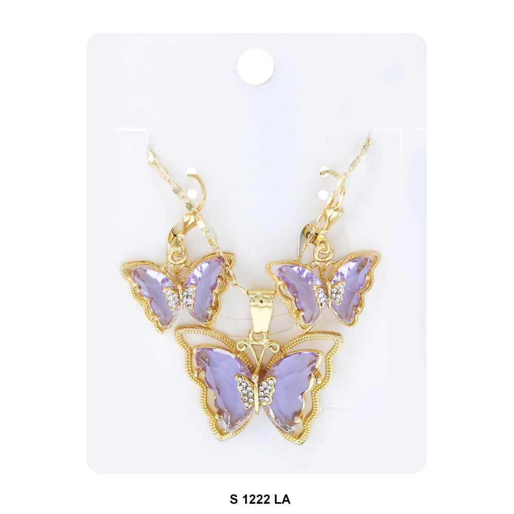 Butterfly Necklace Set S 1222 LA