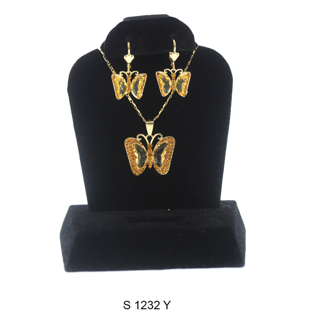 Conjunto Collar Mariposa S 1232 Y