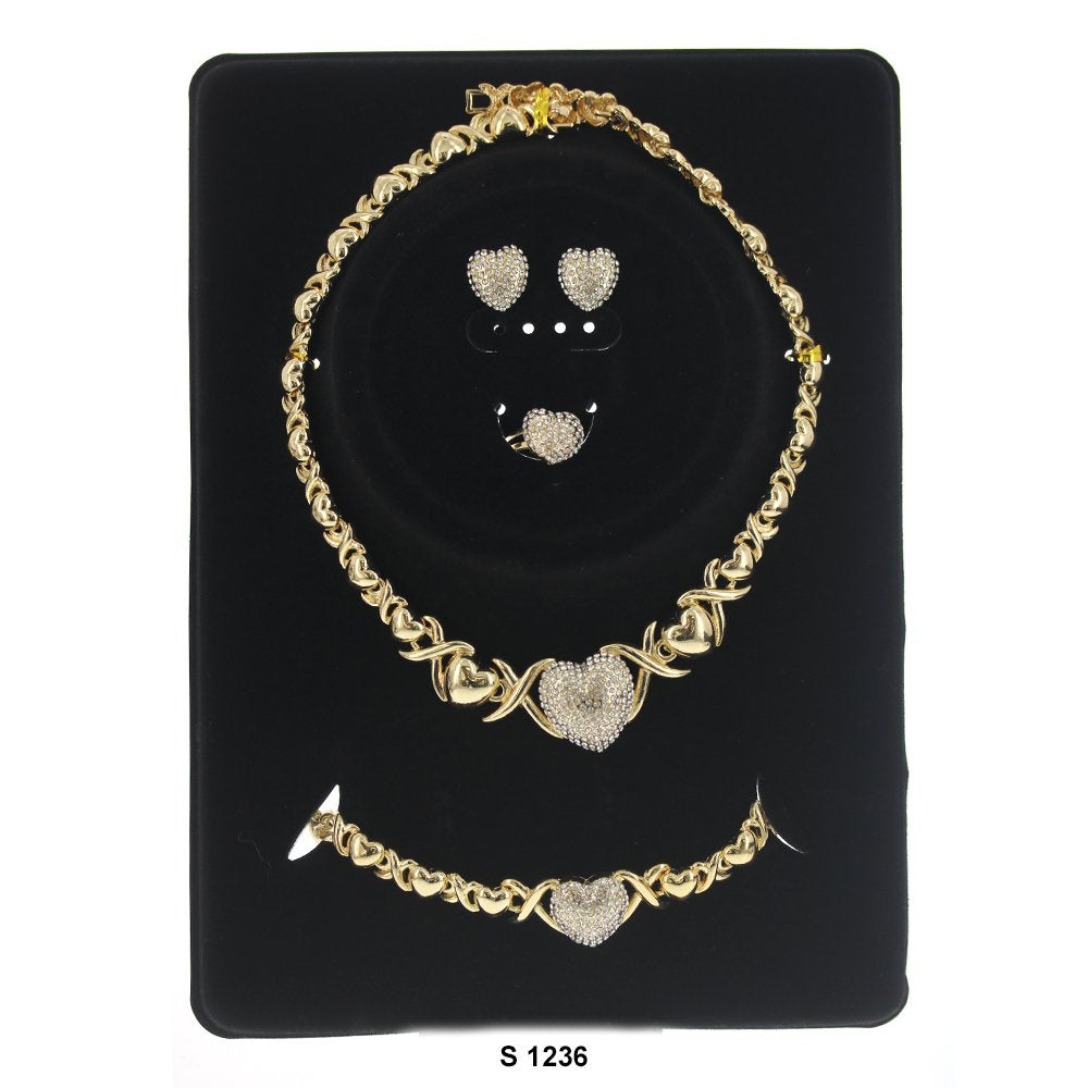 Kids Heart Necklace Set S 1236