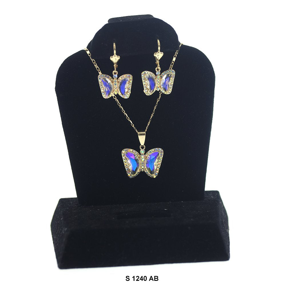 Conjunto Collar Mariposa S 1240 AB