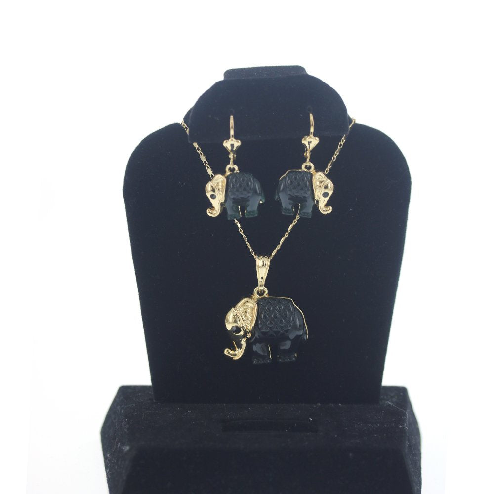 Conjunto de collar de elefante S 1242 BK