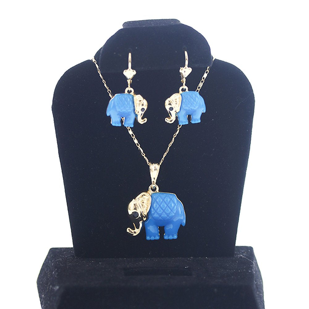 Conjunto Collar Elefante S 1242 BL