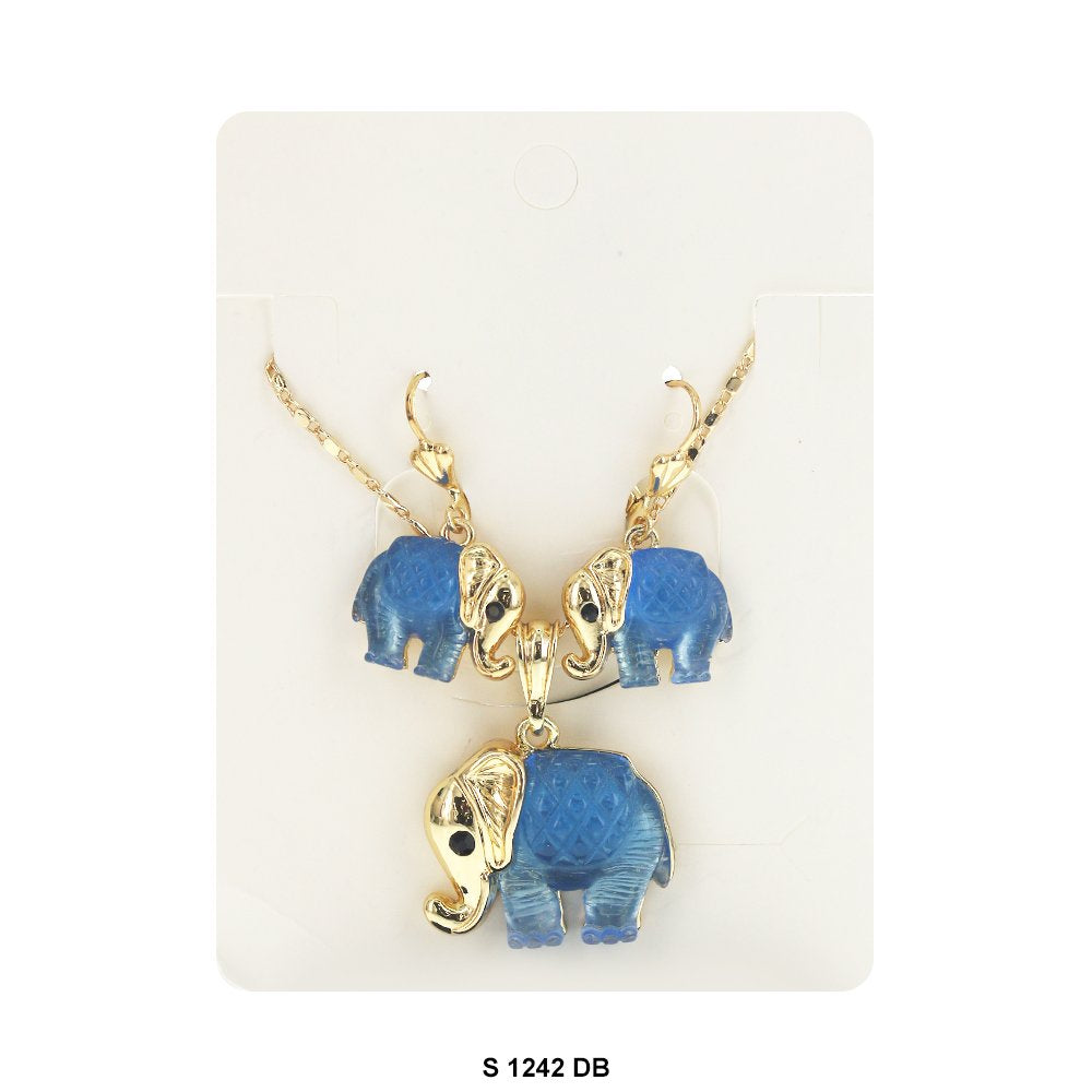 Elephant Necklace Set S 1242 DB