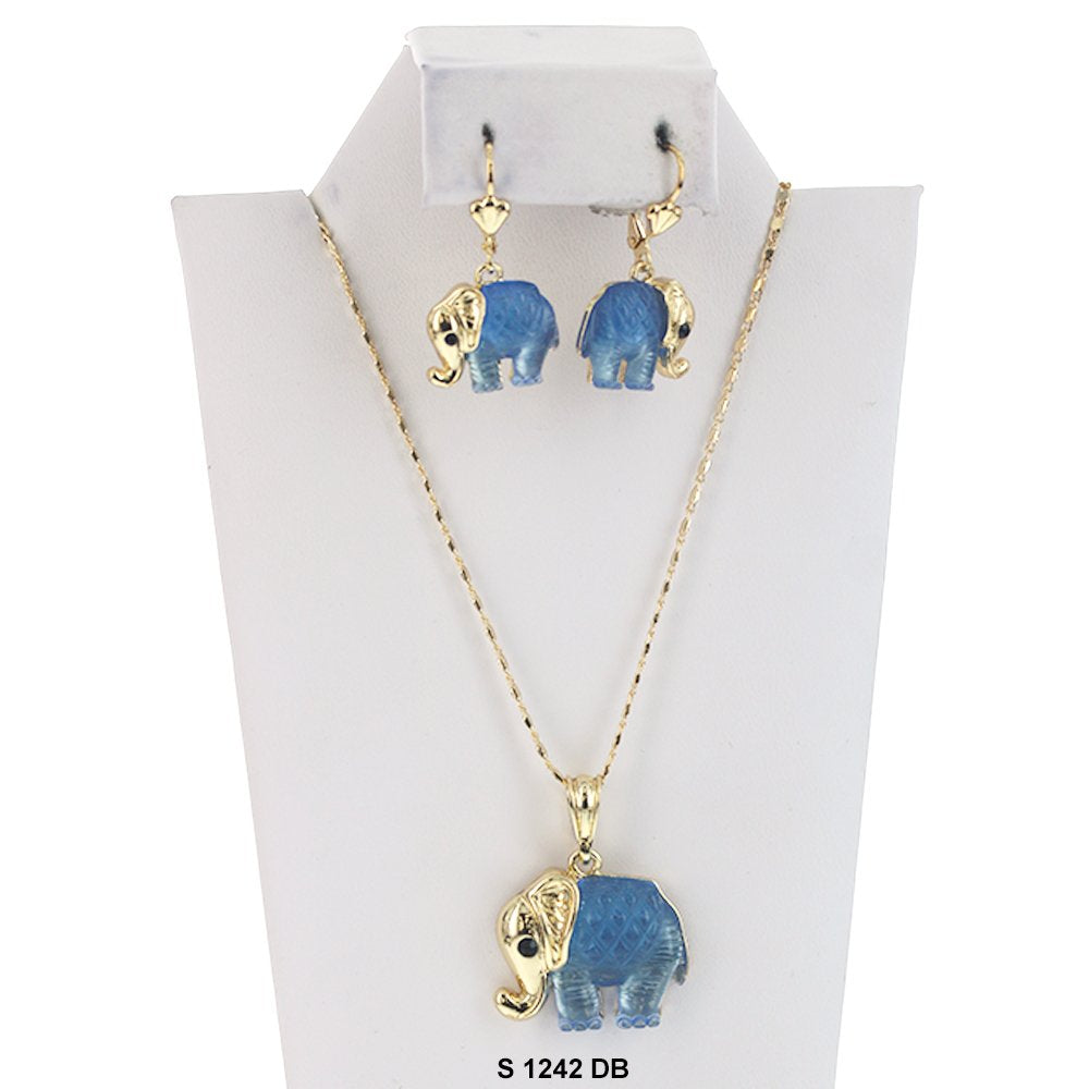 Conjunto Collar Elefante S 1242 DB