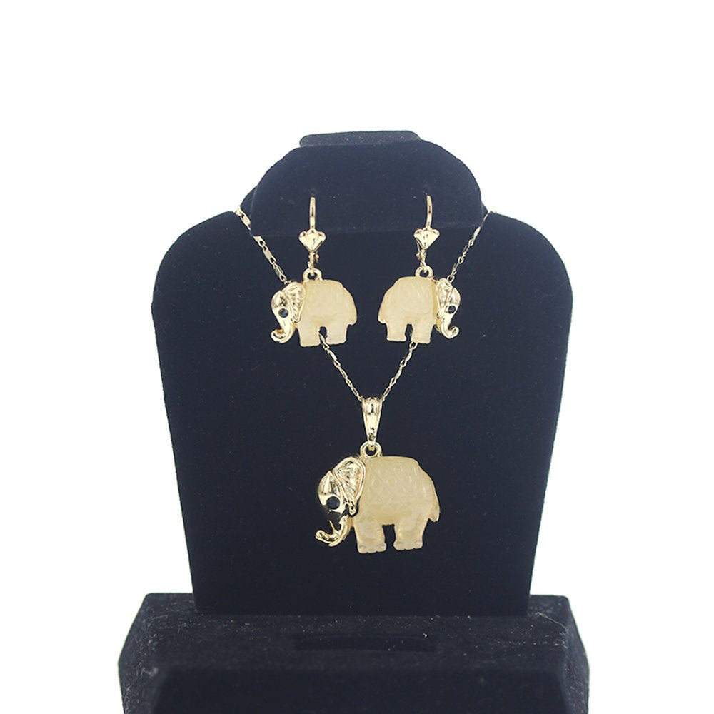 Juego de collar con elefante S 1242 I