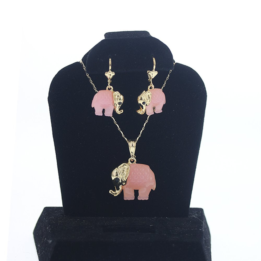 Juego de collar con elefante S 1242 LP