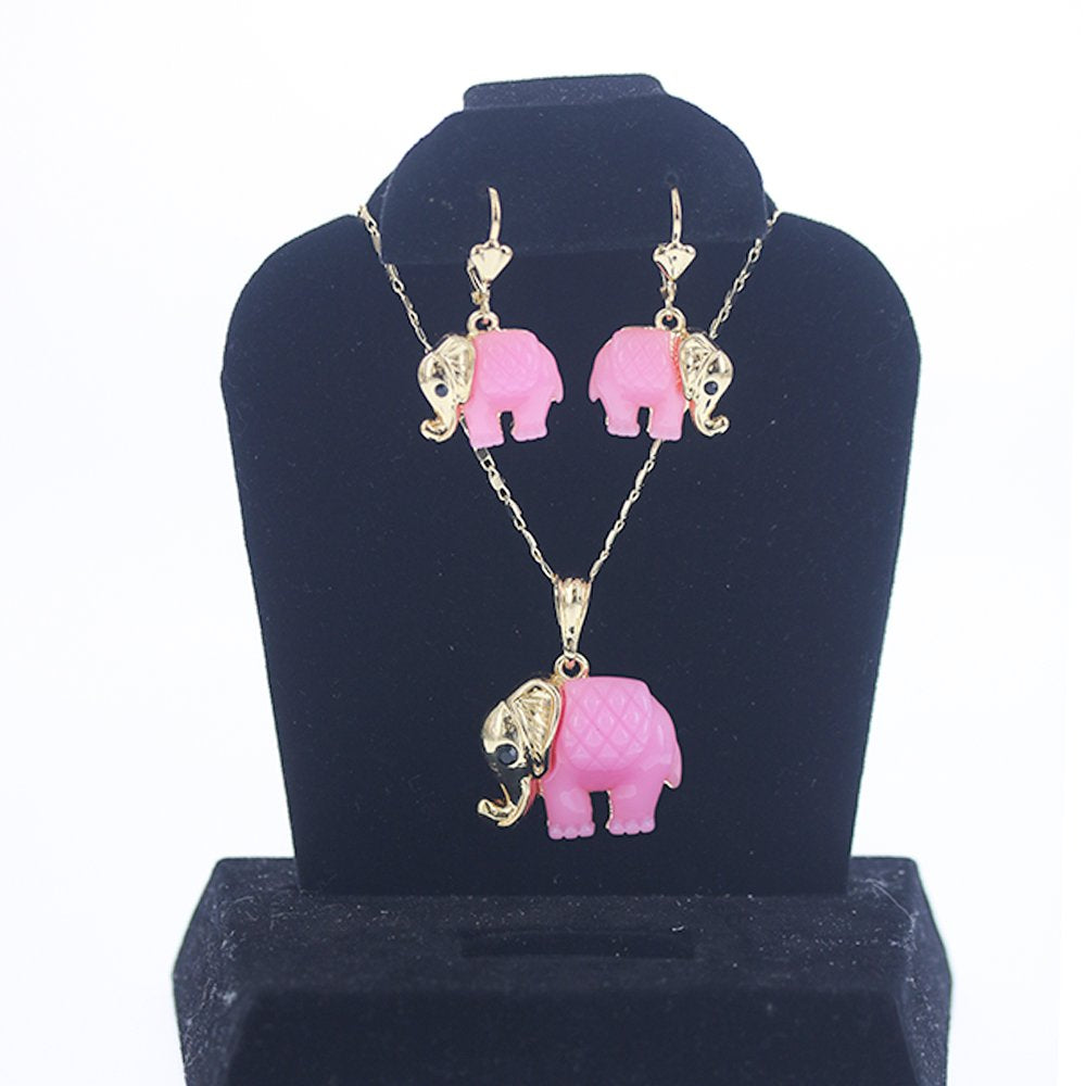 Elephant Necklace Set S 1242 P