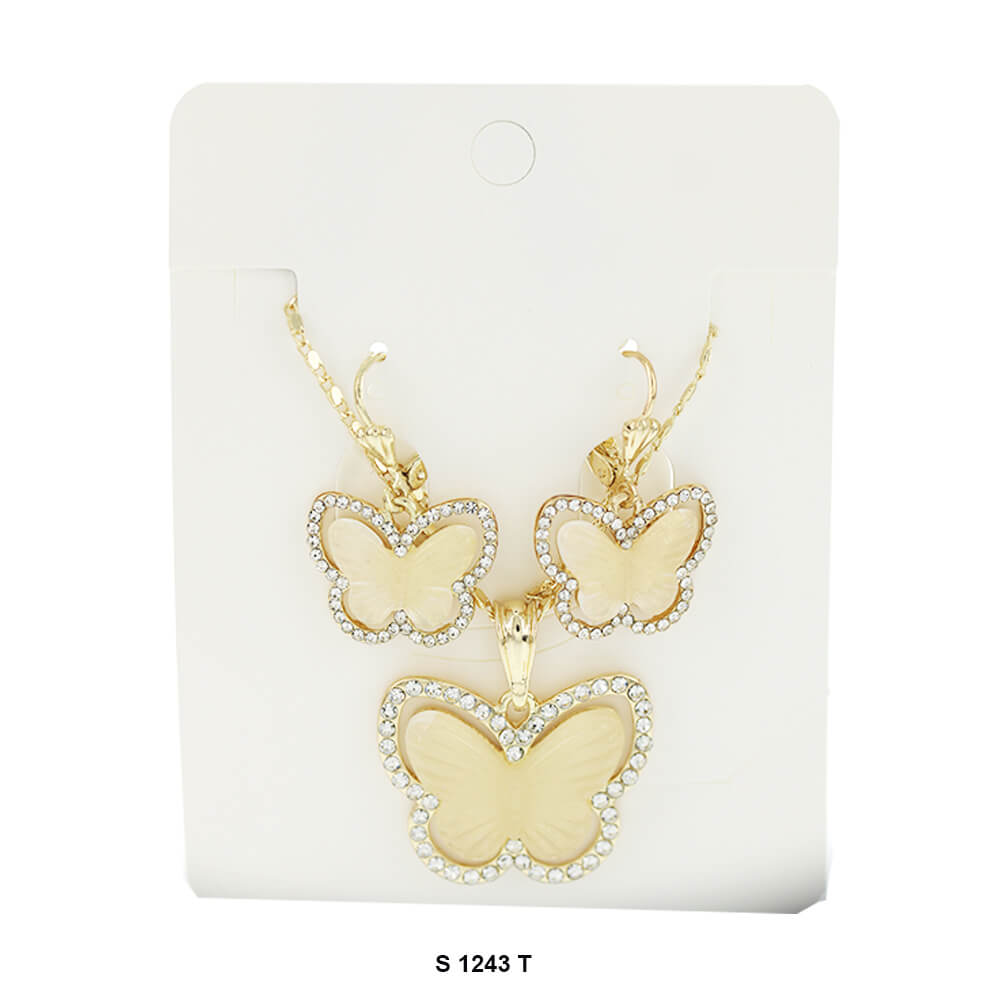 Butterfly Necklace Set S 1243 I