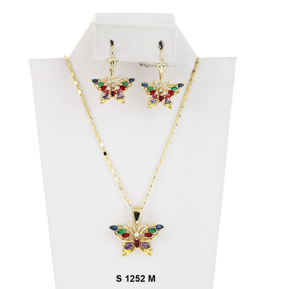 Butterfly Necklace Set S 1252 M