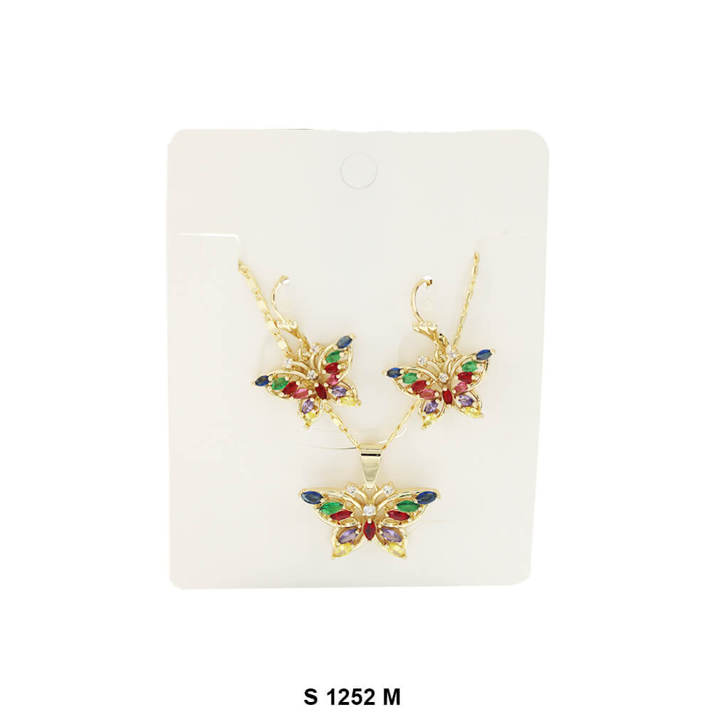 Butterfly Necklace Set S 1252 M