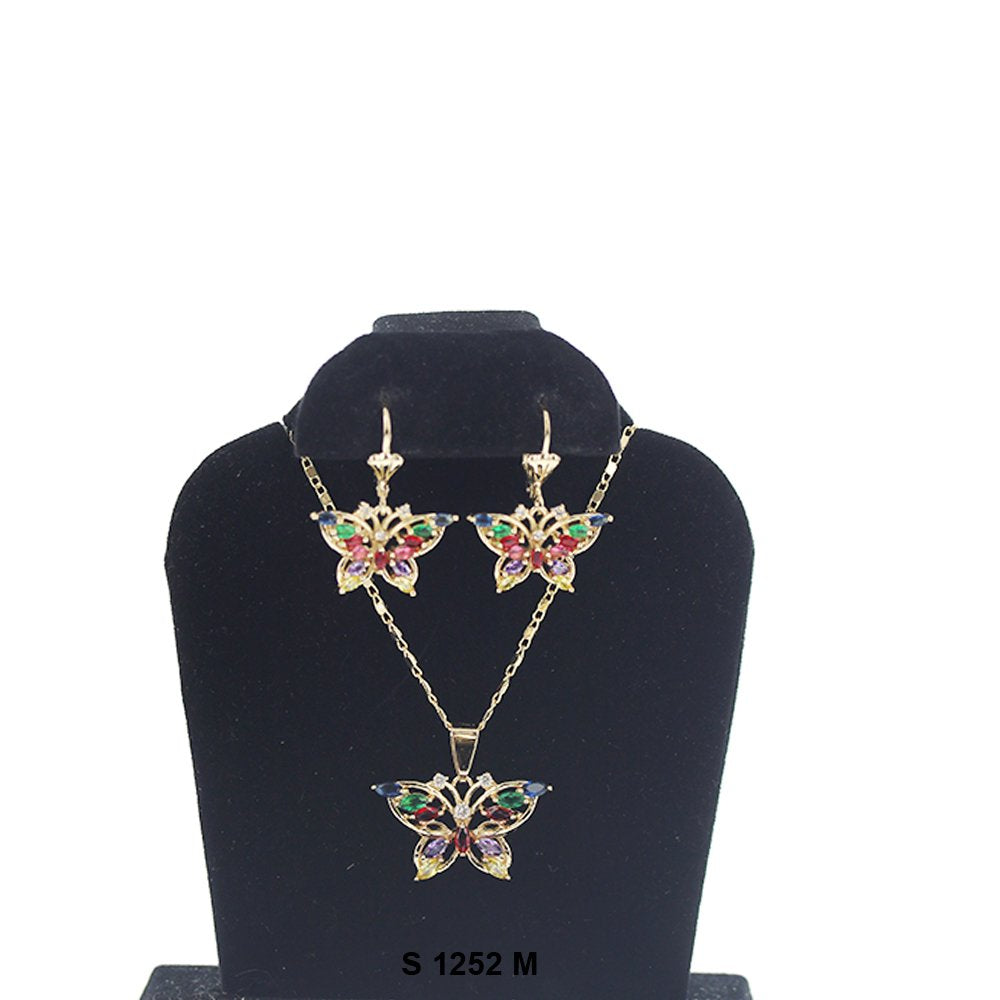 Butterfly Necklace Set S 1252 M