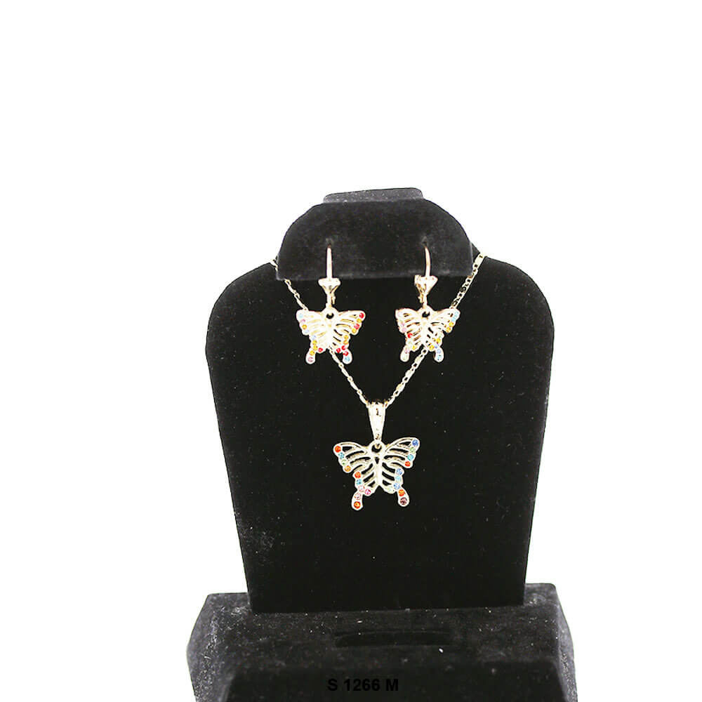 Butterfly Necklace Set S 1266 M