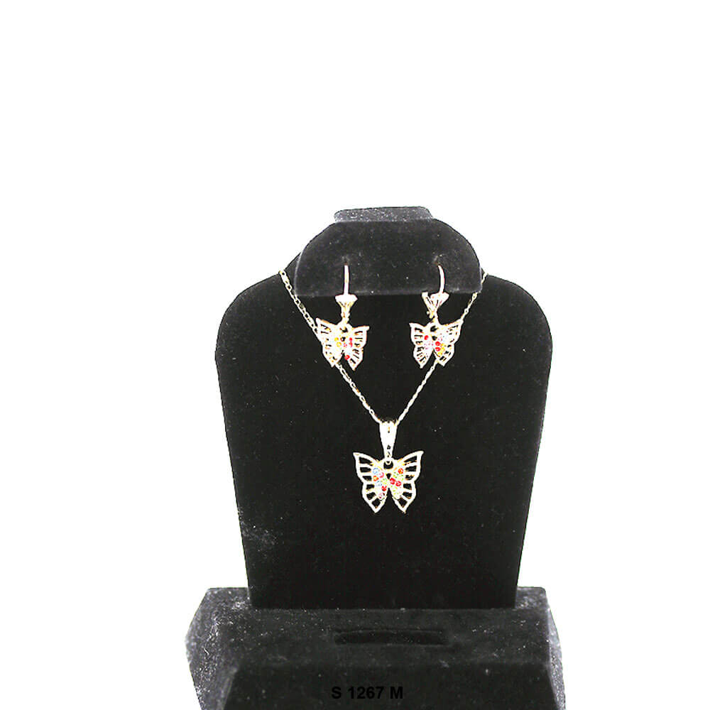 Butterfly Necklace Set S 1267 M