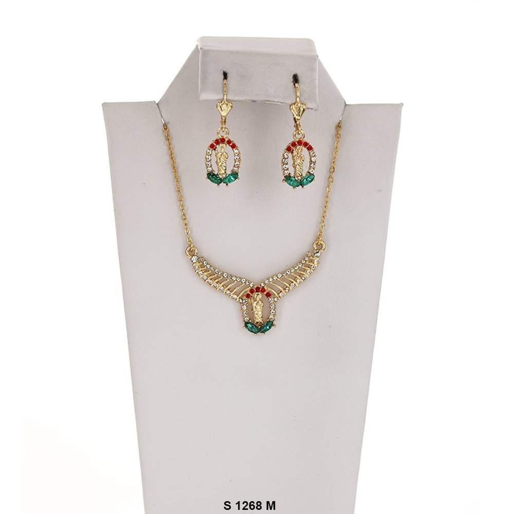 San Judas Necklace Set S 1268 M