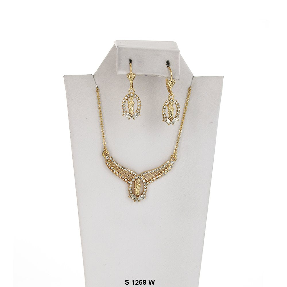 San Judas Necklace Set S 1268 W