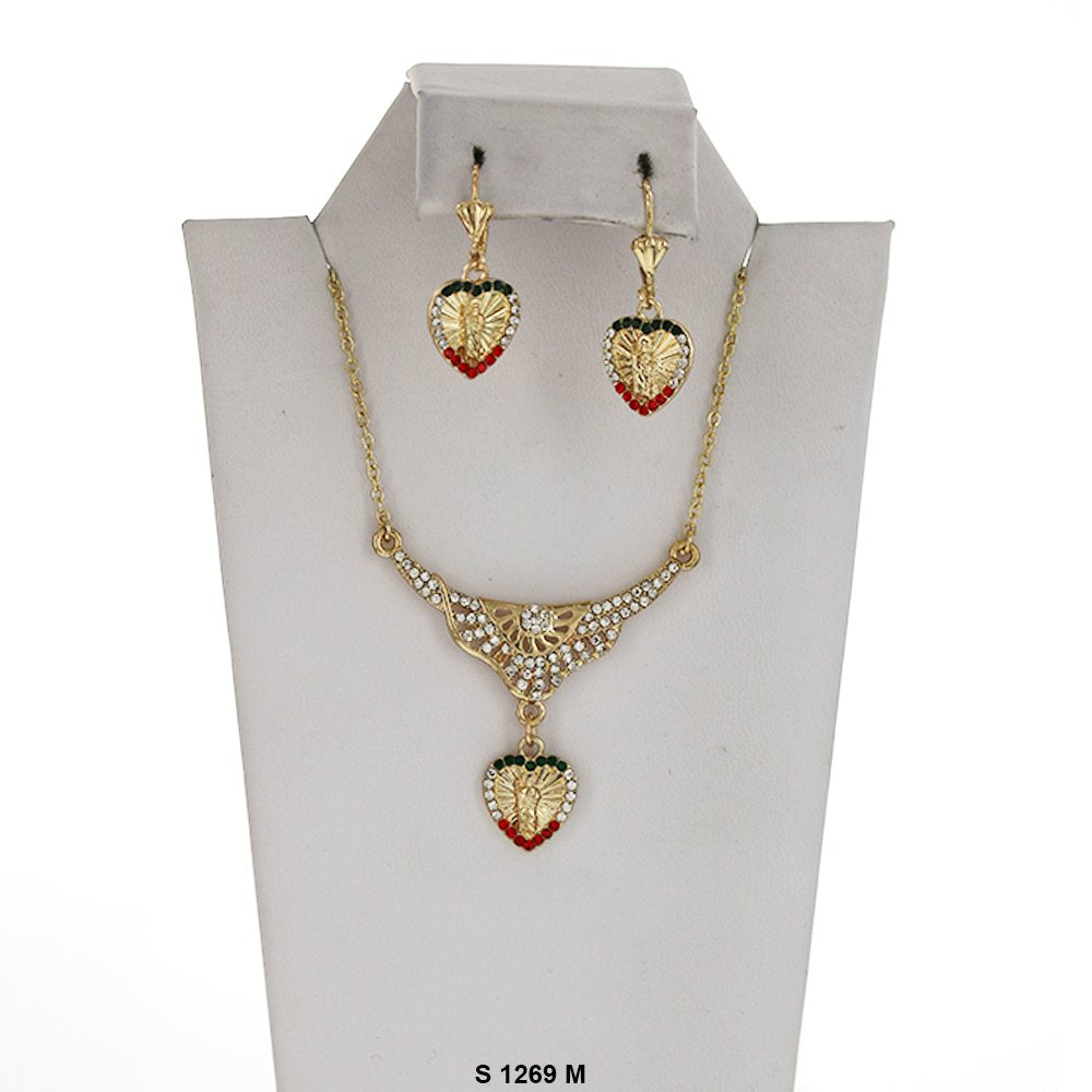 San Judas Necklace Set S 1269 M