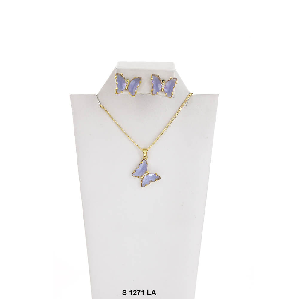 Butterfly Necklace Set S 1271 LA