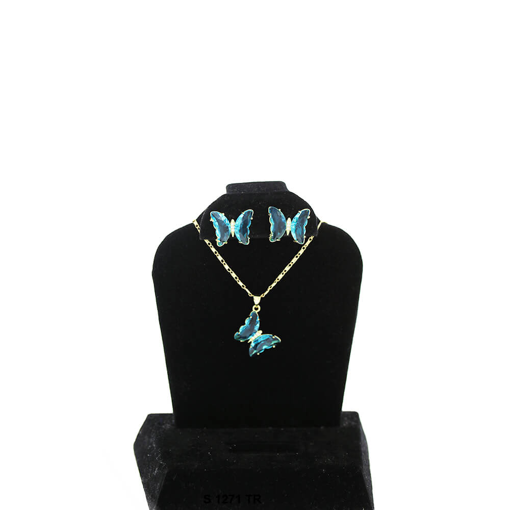 Butterfly Necklace Set S 1271 TR